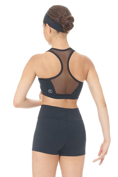 Mondor Mesh Racer Back Girls Crop Top - MD3593