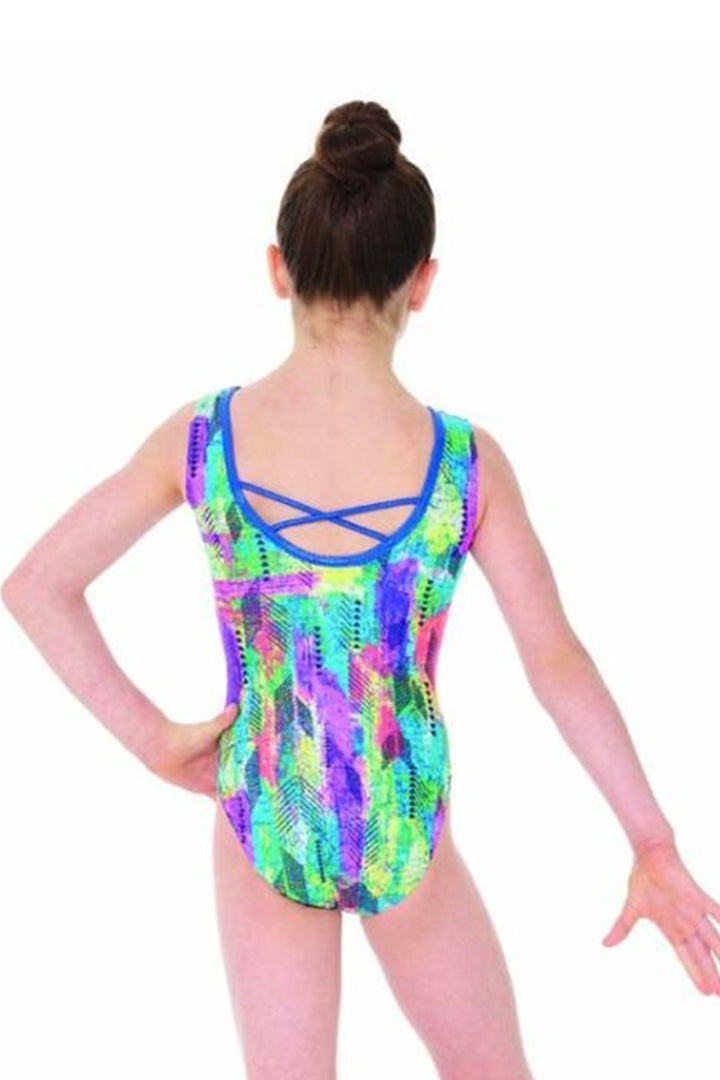 Mondor Hieroglyph Sleeveless Gymnastics Leotard  - MD17893