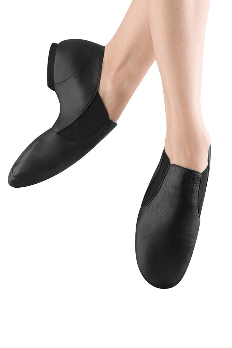 Bloch Mens Leather Elasta Jazz Booties - S0499M