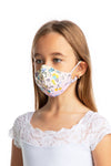 SoDanca Child Fitted Print Face Mask with Ear Loops - L2177/ Rainbow & Ice Cream