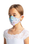 SoDanca Child Fitted Print Face Mask with Ear Loops - L2177/ Mermaid