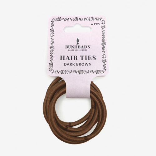 Capezio Hair Elastics X Dark Brown - BH1510