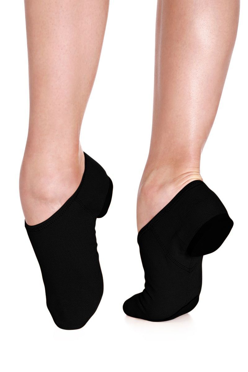 2X Ballet Socks Women Dance Shoes Non-Slip Grip Sports Massage Socks Black