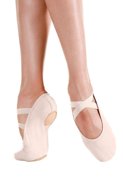 SoDanca Adult Pro Stretch Canvas Ballet Slipper - SD120 Light Pink