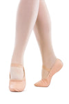 SoDanca Bella Premium Leather Full Sole Child Ballet Slipper (Red) - SD69S