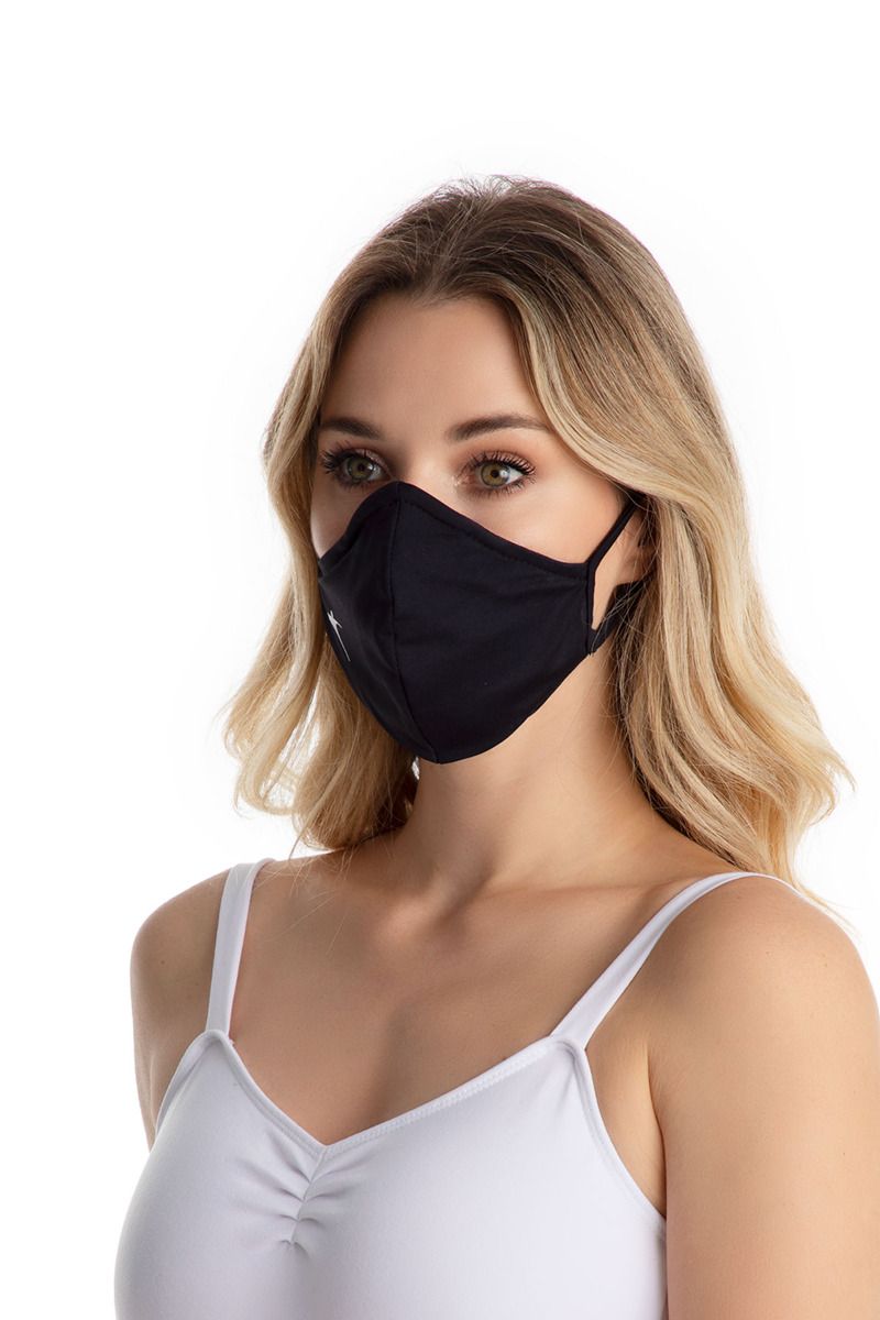 SoDanca Adult Fitted Solid Face Mask with Ear Loops - RDE2170